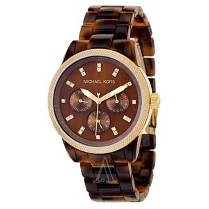 Michael Kors Tortoise Jet Set Watch